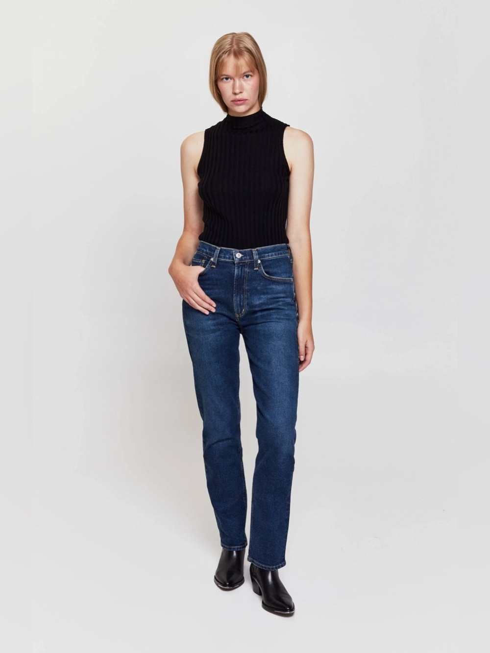 Citizens of Humanity Daphne high rise stovepipe Jean size 25